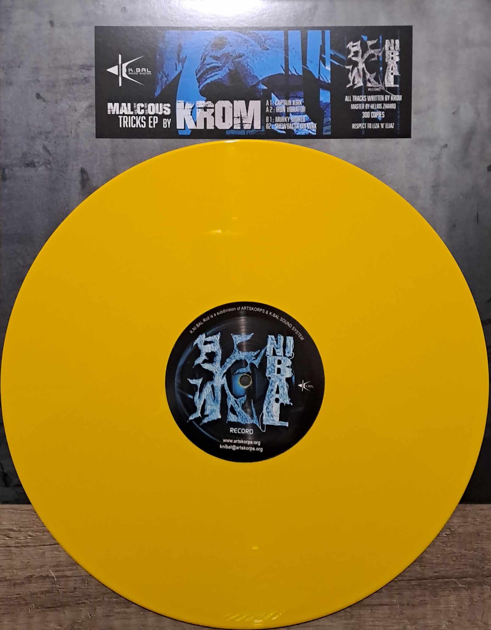 K.Ni.Bal Record 12 Jaune (dernières copies en stock) - vinyle hardcore